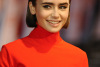 Lily Collins at ‘Love, Rosie’ World Premiere in London