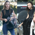 BREAKING! Miranda Kerr Photographed Getting Into Her Car After The Gym!