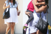 Very Pregnant Rachel Bilson Lunches At Stamp Proper Foods