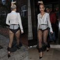 Rita Ora Wears Outlandish Outfit For Dinner Date