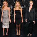 Kate Bosworth, Nicola Peltz, Margot Robbie at Hugo Boss Prize 2014