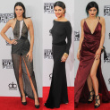 Kendall Jenner, Selena Gomez, Kylie Jenner at 2014 AMAs