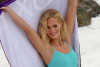 Erin Heatherton Does A Beach Shoot For Roxy in Malibu