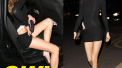 Kasia Struss Wears Her Sexy Little Black Dress In London