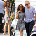 Salma Hayek & Francois-Henri Pinault Vacation In St. Barts