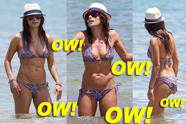 Sarah Shahi Bikini Photos Maui
