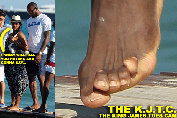 LeBron James and Girlfriend Arrive at Club 55