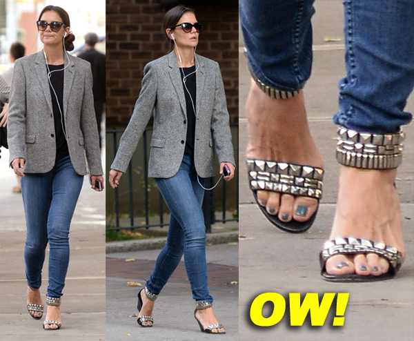 Katie Holmes Drops Off Suri at School
