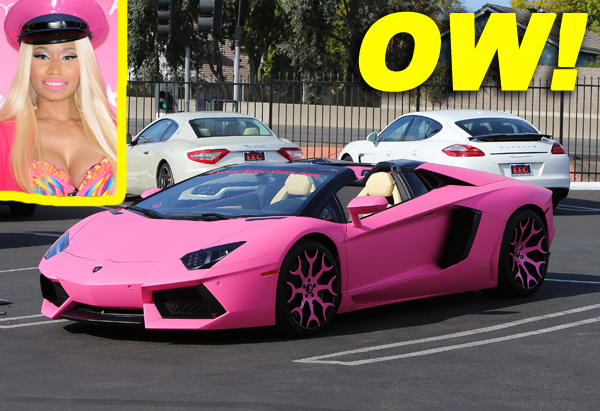 Nicki Minaj's Pink Lamborghini Aventador