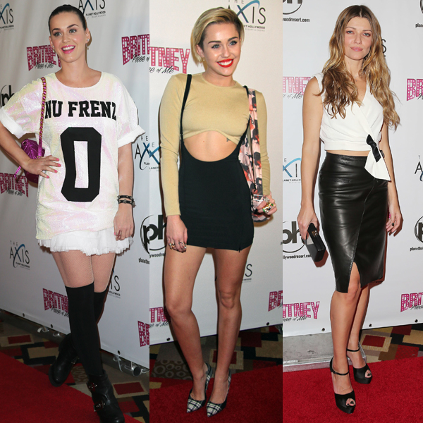 Katy Perry, Miley Cyrus, Ivana Milicevic