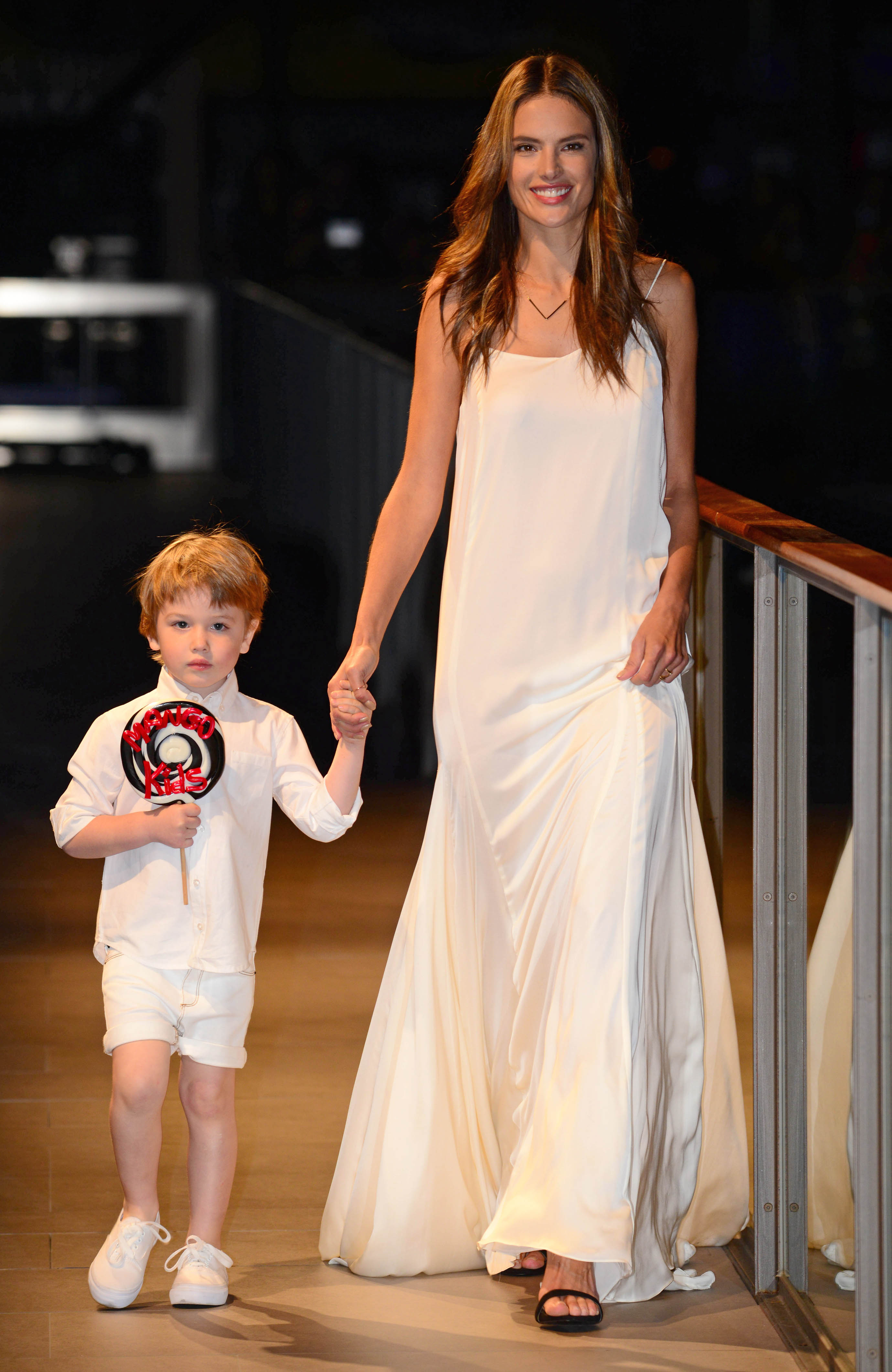 Alessandra Ambrosio Attends Mango Fashion Show