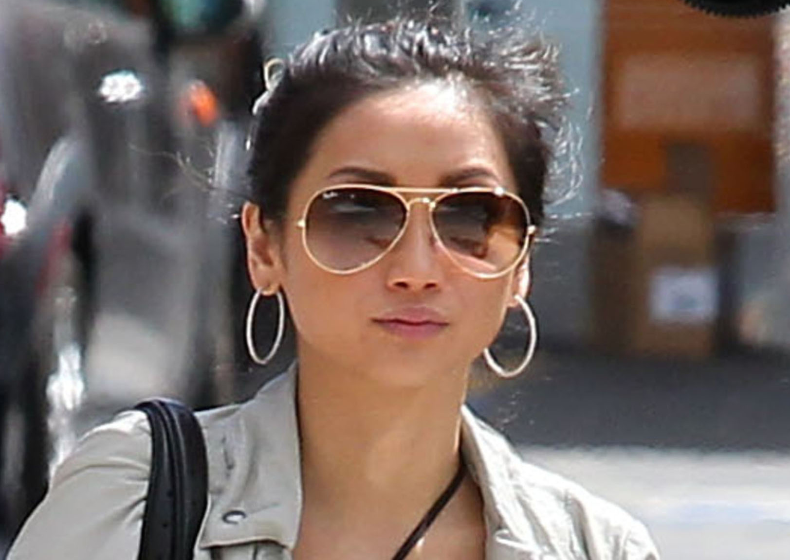 Brenda Song seen at hugos restaurant in West hollywood
