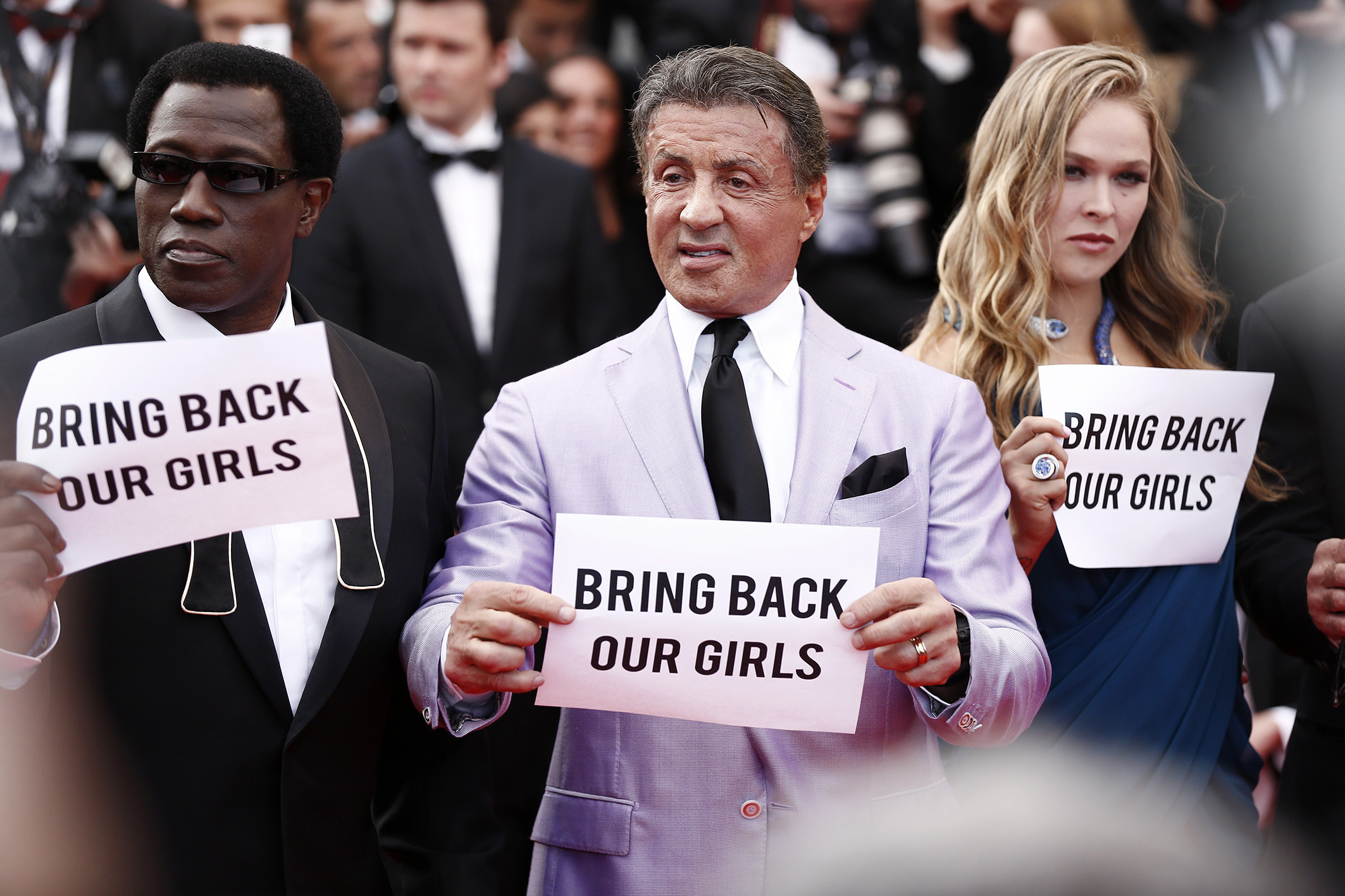 Wesley Snipes, Sylvester Stallone and Ronda Rousey