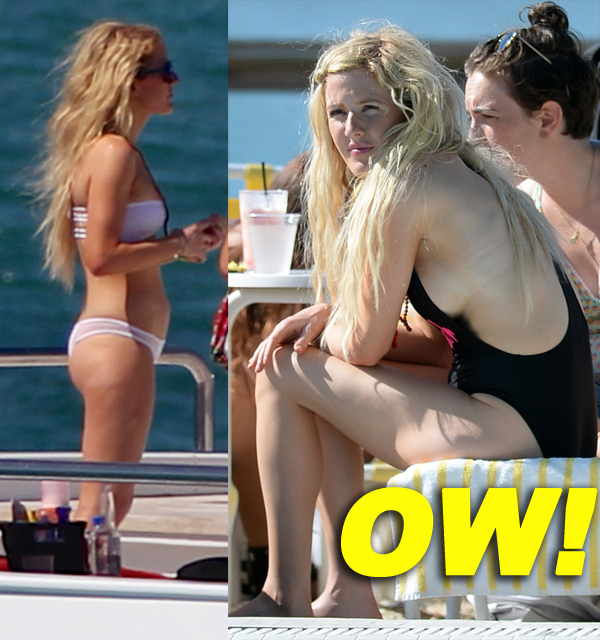 Ellie Goulding - wearing a bikini and swimsuit on a yacht in Miami adds-1JSA