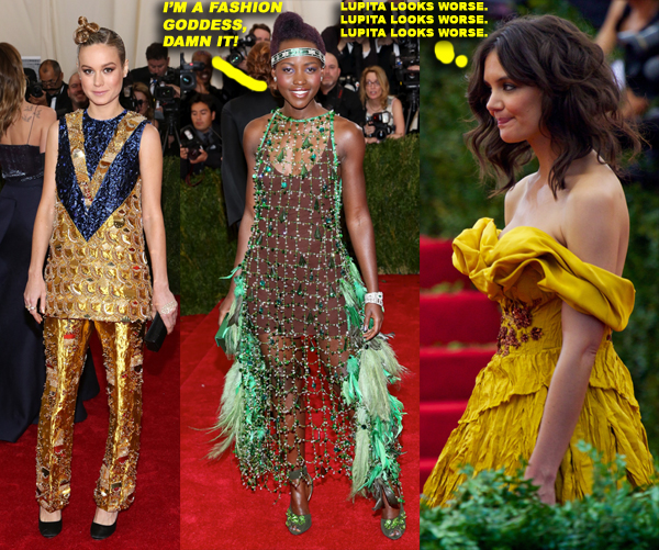 Brie Larson, Lupita Nyong'o and Katie Holmes
