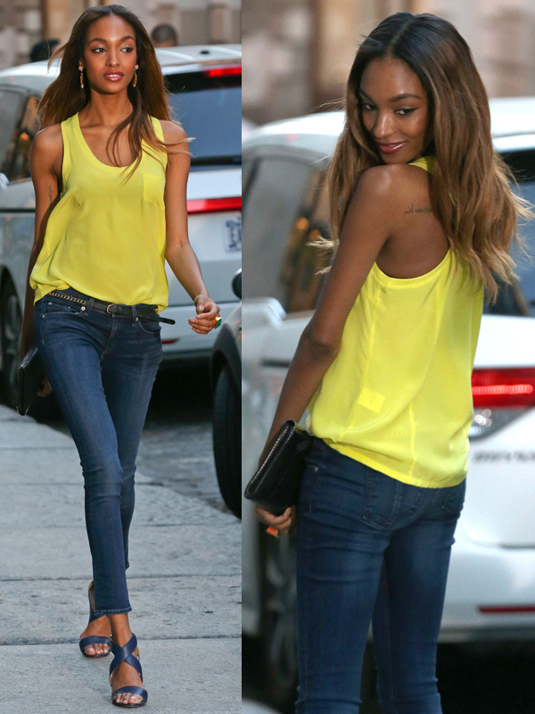 Jourdan Dunn on a Video Shoot