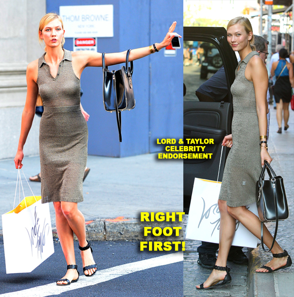 Karlie Kloss seen shopping in New York City