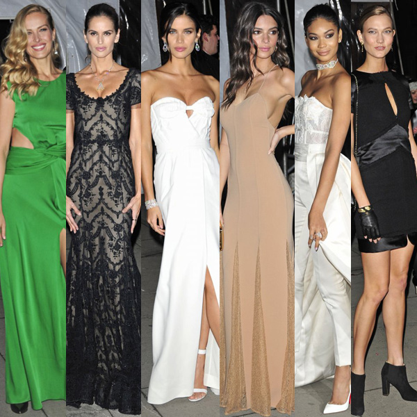 supermodels amfar new york